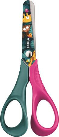 Olló, óvodai, 12 cm, MAPED "Jungle Fever Vivo", vegyes színek