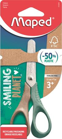 Olló, óvodai, 12 cm, FSC, MAPED "Smiling Planet Vivo"