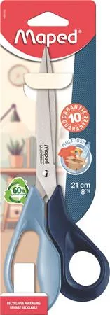 Olló, általános, 21 cm, MAPED „Multiuse Advanced Asym”, vegyes színek