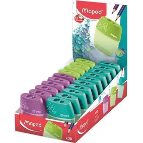   Hegyező display, kétlyukú, tartályos, MAPED "Shaker", vegyes színek