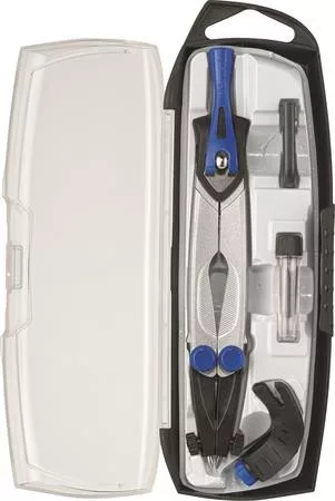 Körző készlet, 4 darabos, MAPED "Technic Compact"