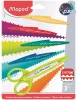 Olló, kreatív, cserélhető penge, MAPED "Créa Cut", 5 különböző minta