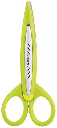 Olló, kreatív, cserélhető penge, MAPED "Créa Cut", 5 különböző minta