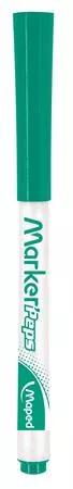 Táblamarker készlet, 1,5 mm, kimosható, fehértáblához, MAPED "Marker'Peps", 12 különböző szín