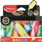   Szövegkiemelő display, 1-5 mm, MAPED "Fluo Peps Pocket Soft", vegyes neon színek