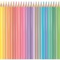   Színes ceruza készlet, háromszögletű, MAPED "Color'Peps Pastel", 24 különböző pasztell szín