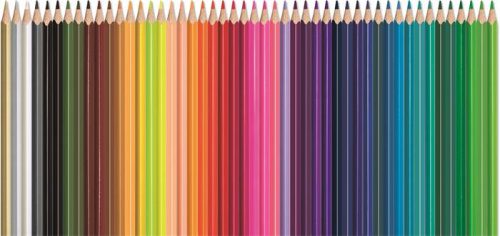 Színes ceruza készlet, háromszögletű, MAPED "Color'Peps Star", 48 különböző szín