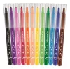 Filctoll készlet, 1-3,6 mm, kimosható, MAPED "Color'Peps Long Life", 12 különböző szín