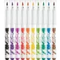   Filctoll készlet, kimosható, ecsetjellegű, MAPED "Color ’Peps Brush", 10 különböző szín