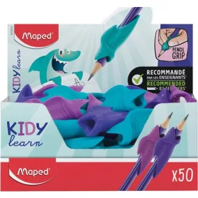   Ceruzafogó, display, MAPED "Kidy Learn", cápa, vegyes színek