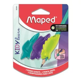   Ceruzafogó, MAPED "Kidy Learn", vegyes színek, 3 db