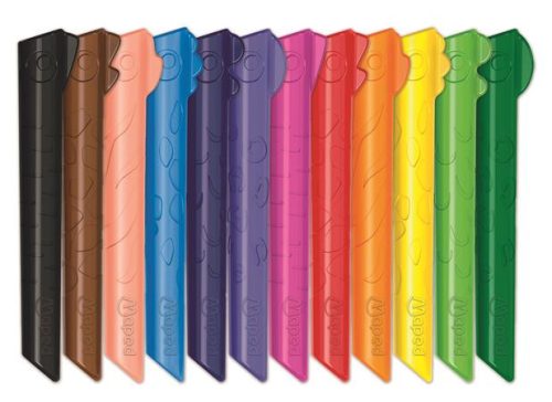 Színes ceruza készlet, háromszögletű, MAPED „Color'Peps Infinity Kidy”, 12 különböző szín
