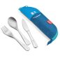   Evőeszközkészlet, fém, szövet tok, MAPED PICNIK "Concept Kids", kék