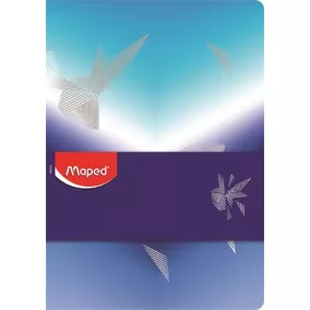   Jegyzetfüzet, tűzött, A5, vonalas, MAPED „Arctic jégvilág”