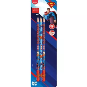   Grafitceruza, HB, háromszögletű, MAPED "Superman", 6 db