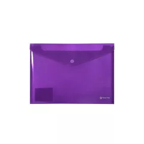 Irattartó tasak, A4, PP, patentos, PANTA PLAST, neon lila