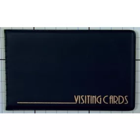 Névjegytartó, 24 db-os, PANTA PLAST, fekete