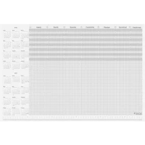 Könyökalátét, A2, heti tervezővel, PANTA PLAST