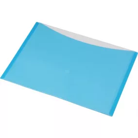   Irattartó tasak, A4, PP, patentos, két zsebes, 200 mikron, PANTA PLAST, kék