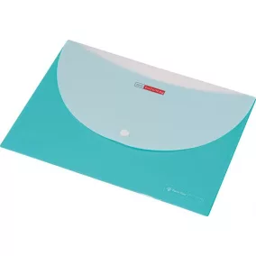   Irattartó tasak, A4, PP, patentos, két zsebes, 200 mikron, PANTA PLAST, zöld