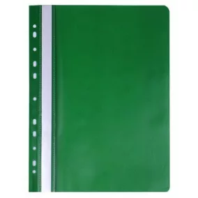 Gyorsfűző, lefűzhető, PP, A4, VICTORIA OFFICE, zöld