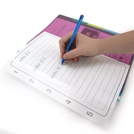 Rendszerező mappa, 5 részes, PP, A4, RAPESCO