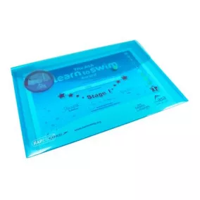   Irattartó tasak, A4+, PP, patentos, RAPESCO "Eco", vegyes csillogó színek