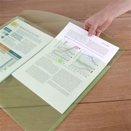Irattartó tasak, A3, PP, patentos, RAPESCO, vegyes színek