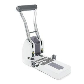   Lyukasztó, nagyteljesítményű, kétlyukú, 150 lap, könnyített lyukasztás, RAPESCO "ECO P2200", fehér