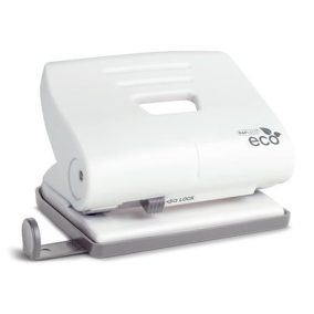   Lyukasztó, kétlyukú, 22 lap, RAPESCO "ECO", fehér