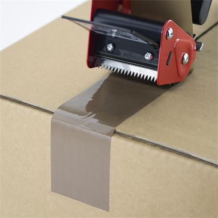 Csomagzáró gép, RAPESCO "Germ-Savvy® 960", 5 db barna csomagolószalaggal, 1 db késsel