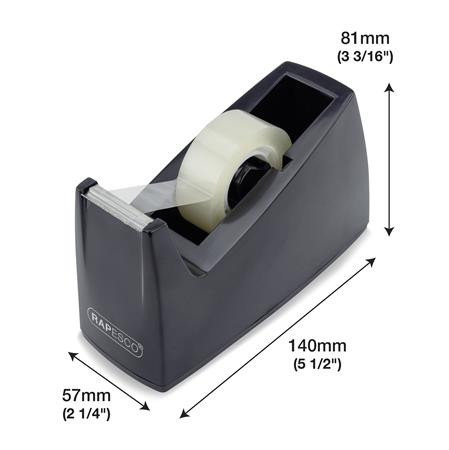 Ragasztószalag-adagoló, RAPESCO "300", fekete