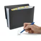   Harmonikamappa, A4, PP, 13 rekeszes, RAPESCO "Germ-Savvy™", matt fekete