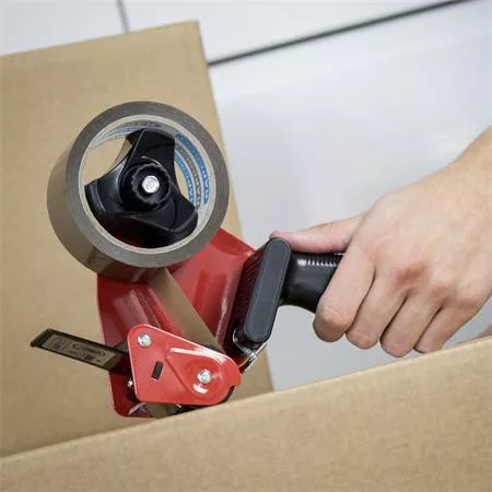 Csomagzáró gép, RAPESCO "Germ-Savvy® 960", barna csomagolószalaggal