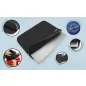 Notebook tok, 14", antibakteriális, RAPESCO, fekete