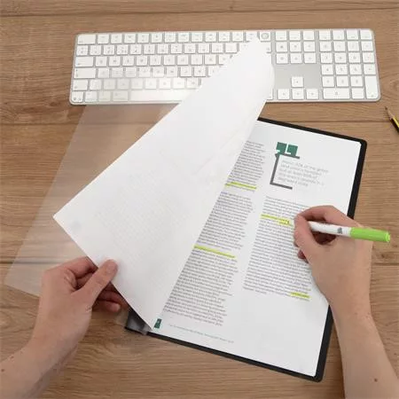 Gyorsfűző, klipes, PP, A4, RAPESCO "Eco GRS Recycled", fekete