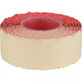 Árazószalag, 22x12 mm, piros