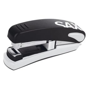   Tűzőgép, 24/6, 26/6, 30 lap, lapos tűzés, SAX "539", fekete