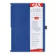 Felírótábla, A4, összehajtható, SAX, kék