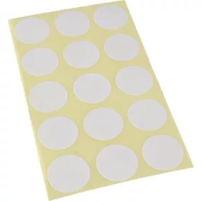 Etikett, köralakú, 25 mm átmérő, 60 etikett/csomag