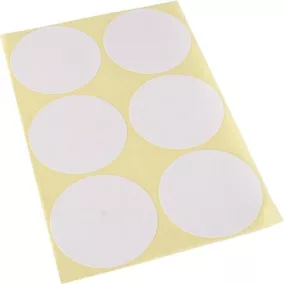 Etikett, köralakú, 50 mm átmérő, 60 etikett/csomag