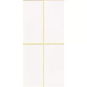 Etikett, 40x80 mm, 60 etikett/csomag