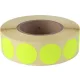 Etikett, 20 mm kör, 1000 etikett/tekercs, citromsárga