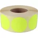 Etikett, 38 mm kör, 1000 etikett/tekercs, citromsárga