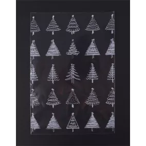 Celofán tasak, BOPP, 150x200 mm, karácsonyi mintás