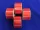 Etikett, thermo, 25x45 mm, 1000 etikett/tekercs, piros