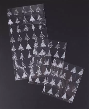 Celofán tasak, BOPP, 300x450 mm, karácsonyi mintás