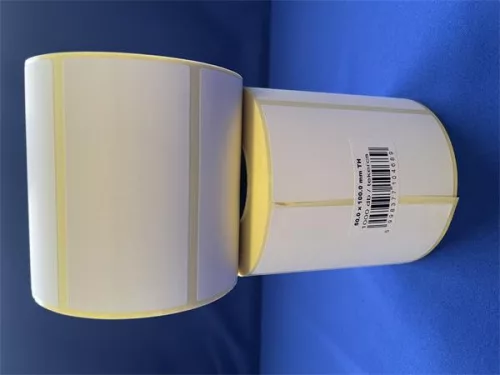 Etikett, thermo, 50x100 mm, 1000 etikett/tekercs, fehér