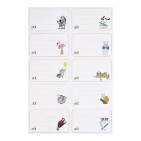 Füzetcímke, 40 db, COOL BY VICTORIA