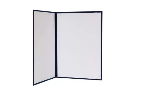 Oklevéltartó, A4, exkluzív, plüss, fekete